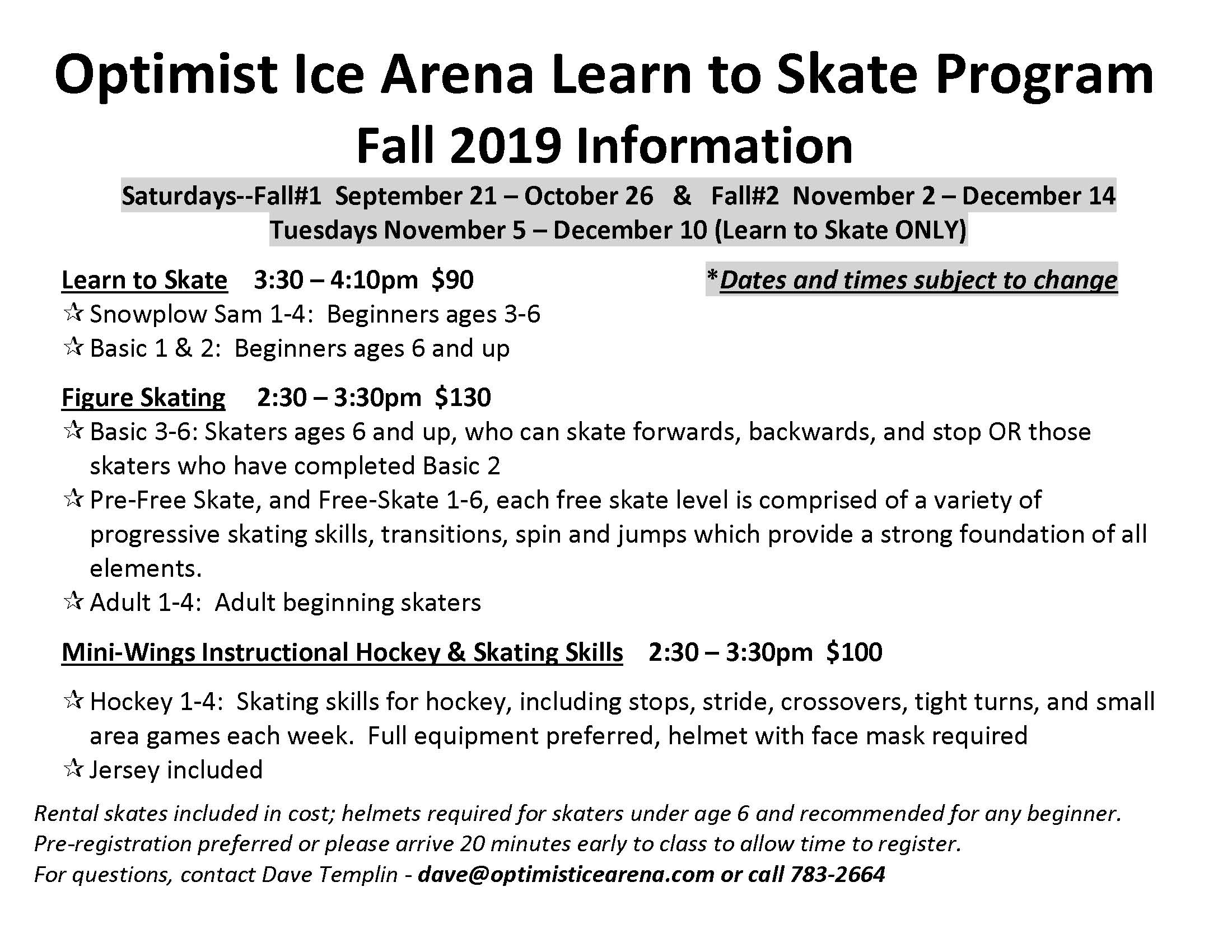 fall information