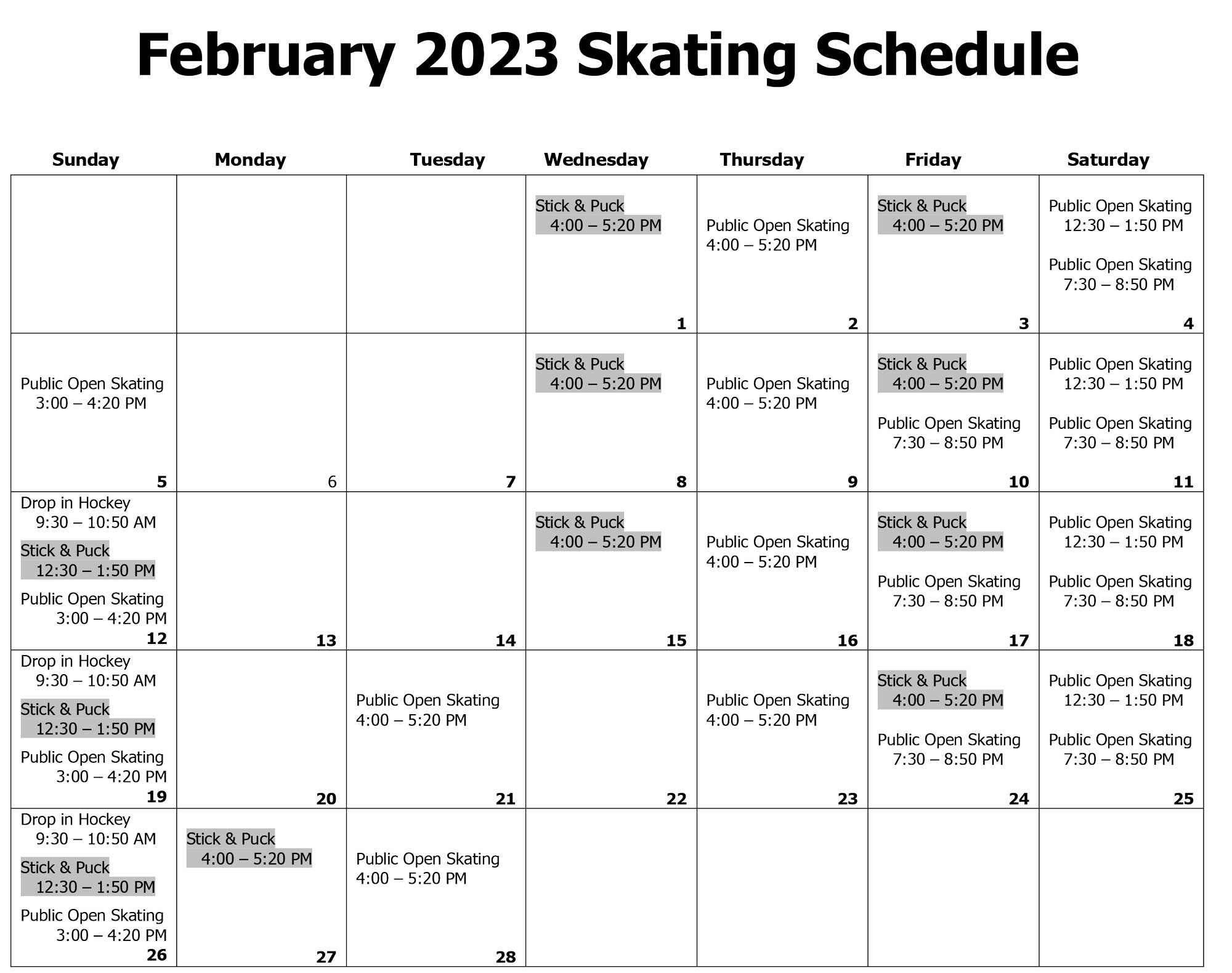 Calendar-Open-Skate-February-2023-revised