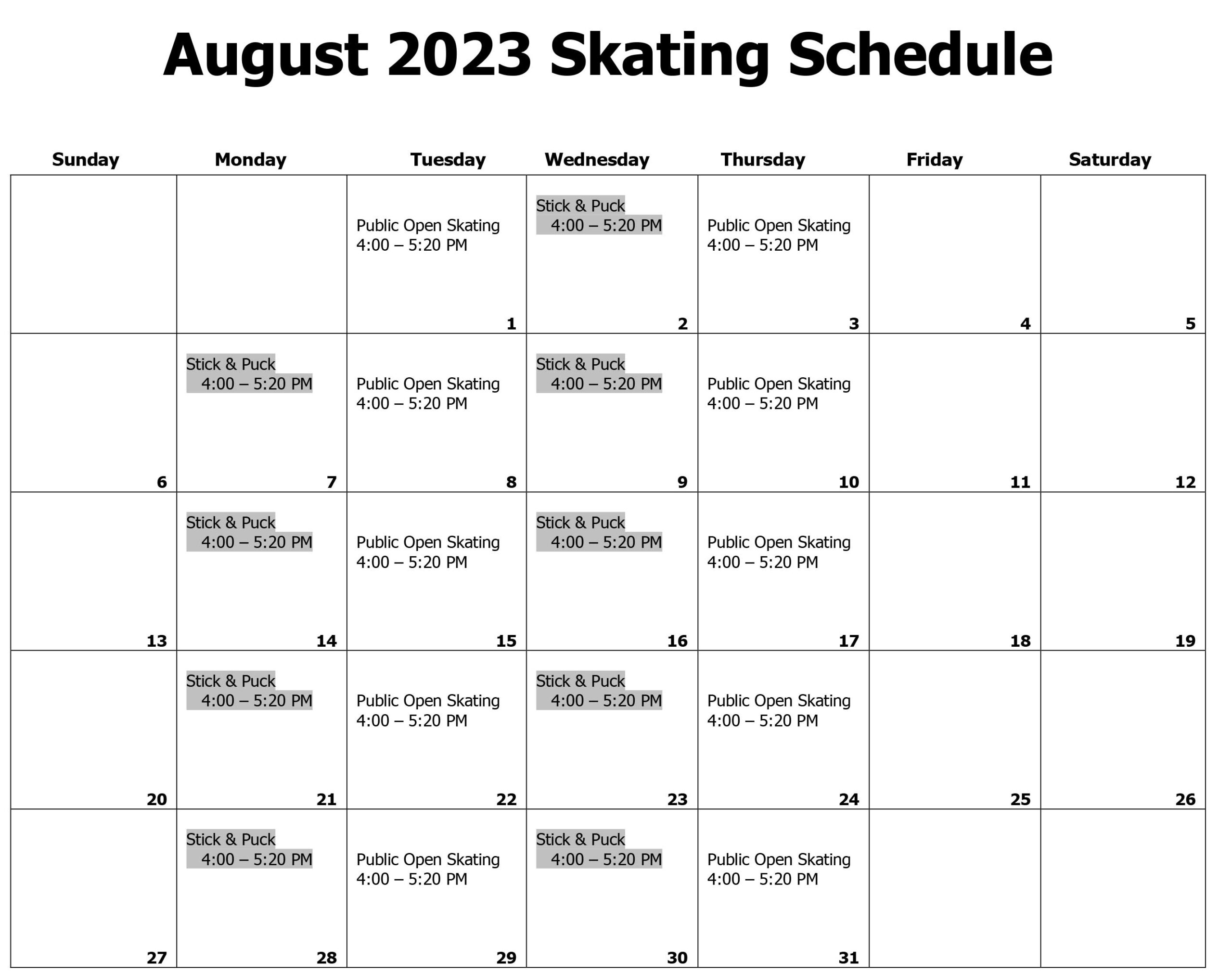 August Sessions Posted